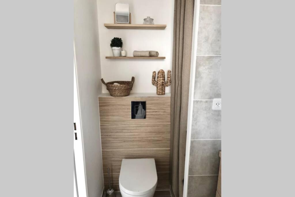 Charmant Studio A 400M De La Plage Avec Piscine Guidel Dış mekan fotoğraf